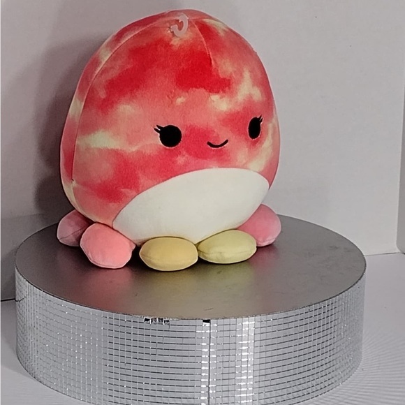 Squisnallow Tie-Dye Plush Octopus pre owned Exellent condition 8” - Picture 8 of 9